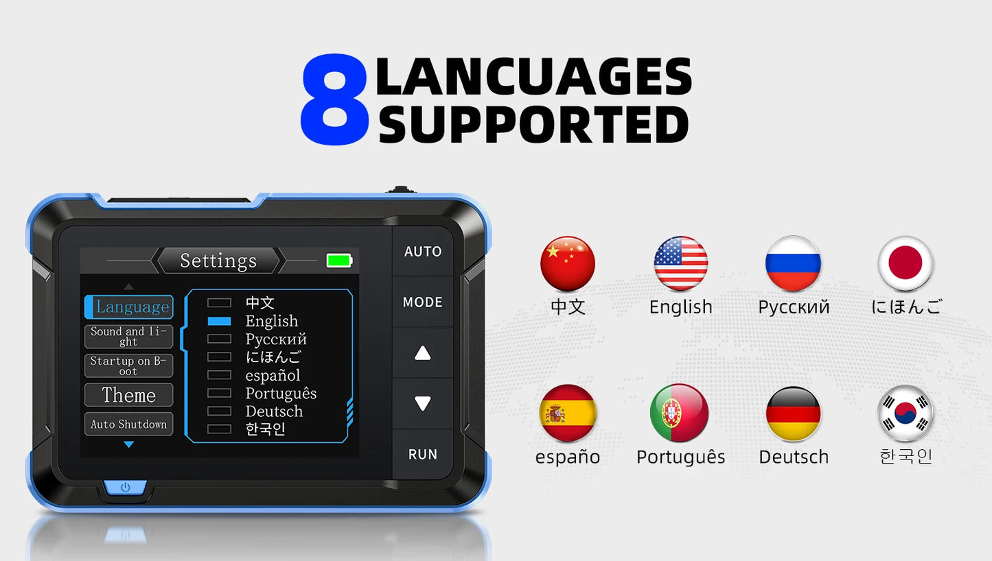 FNIRSI DSO152 DSO153 New Mini Handheld Digital Oscilloscope Portable 2.5MSa/s 200KHz Analog Bandwidth 800 VPP with PWM Output