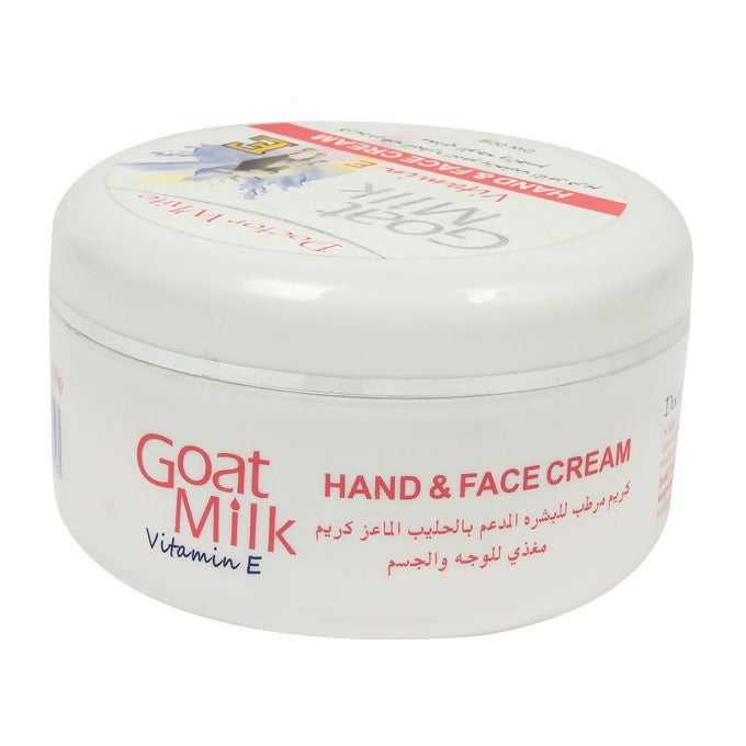 Doctor White Goat Milk Hand & Face Cream With Vitamin E & Aloe Vera-300g