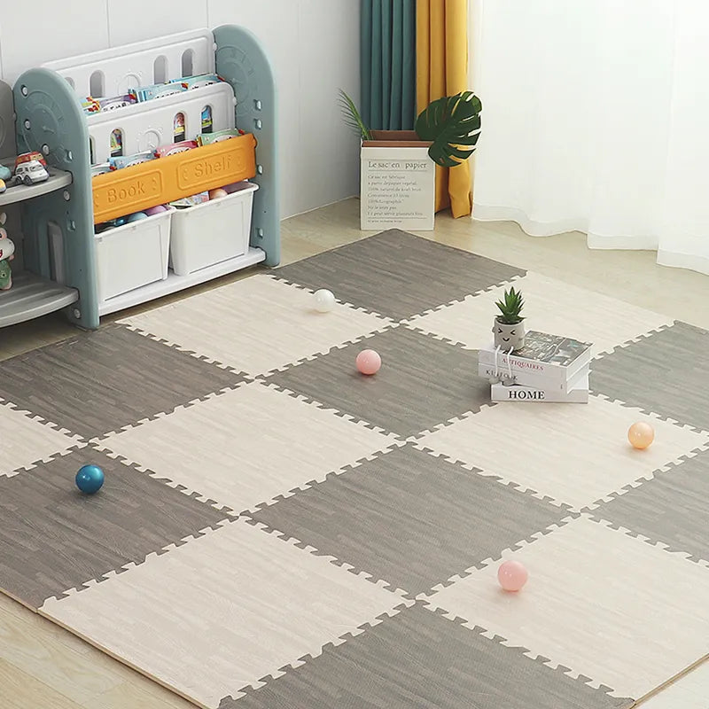 Wood Grain Puzzle Floor Foam Carpet Bedroom Splicing Mat Baby Play Mat NairoMarket