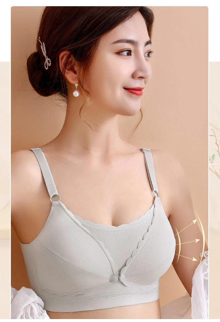 Nursing Bra Without Bones Maternity Bras Pregnancy Clothes Prevent Sagging Breastfeeding Women Breathable Lactancia Feeding Bras