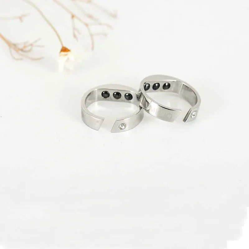Anti Snore sleep Ring Magnetic Therapy Acupressure Treatment Against Snoring Device Snore stop Stopper Finger Ring Sleeping Aid