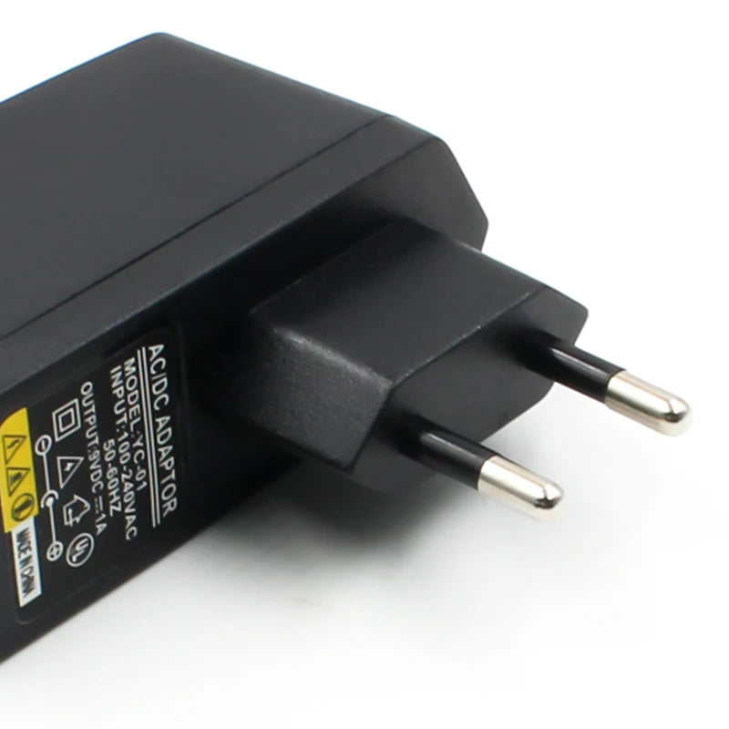 DC 9V1A 9V 1A Power Supply AC 100V-240V Converter Adapter EU Plug Charger 5.5mm x 2.1mm 1000mA for arduino Diy Kit