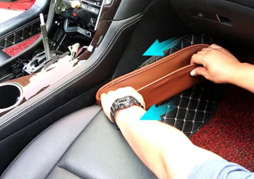 Stowing Tidying Magic PU Storage Box Seats Crevice leather Box Interior Accessories For Infiniti Q50 QX50 QX60 Q70