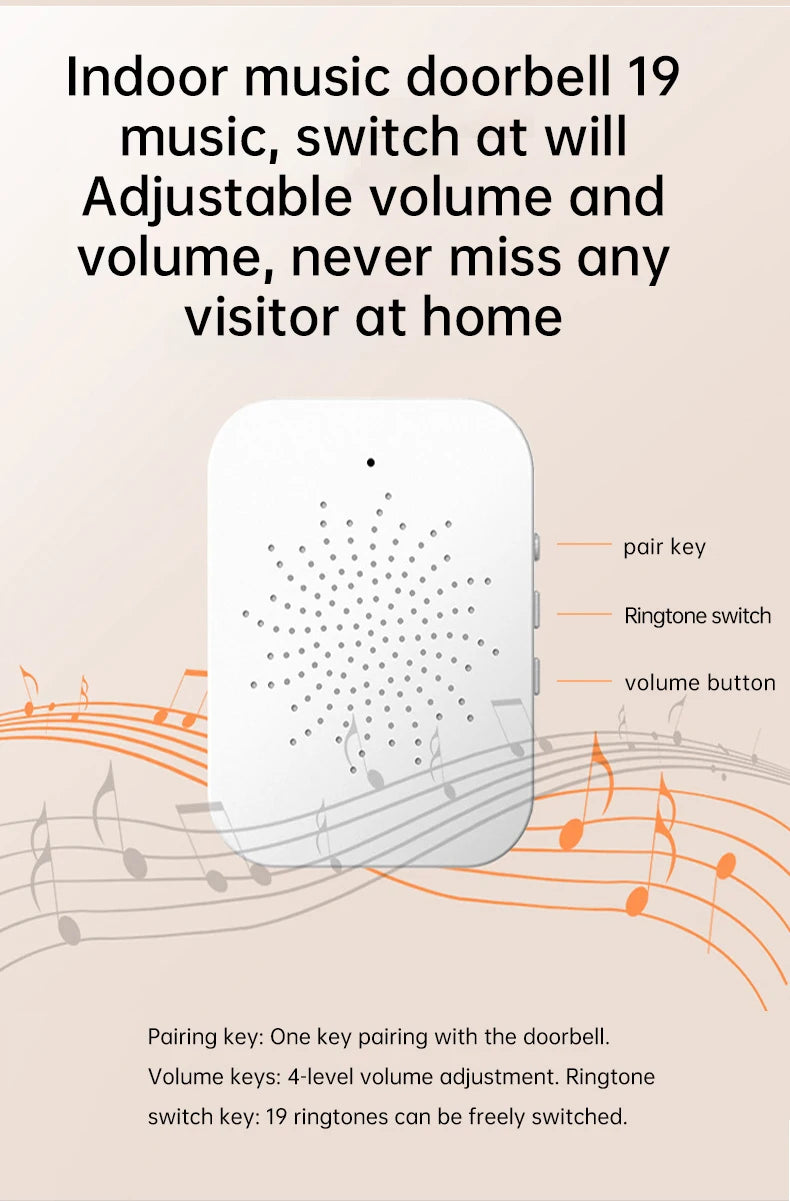 Tuya Smart Video Doorbell Wireless HD Camera PIR Motion Detection IR Alarm Security Door Bell Wi-Fi Intercom for Home Apartment