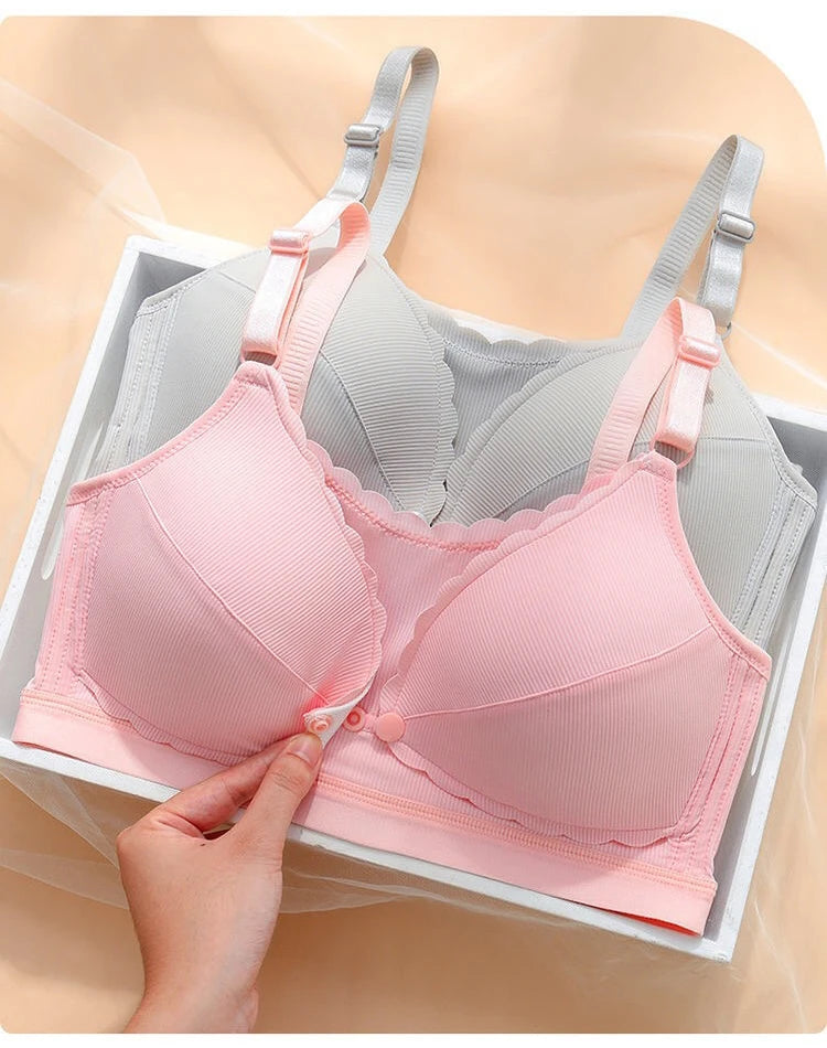 Nursing Bra Without Bones Maternity Bras Pregnancy Clothes Prevent Sagging Breastfeeding Women Breathable Lactancia Feeding Bras