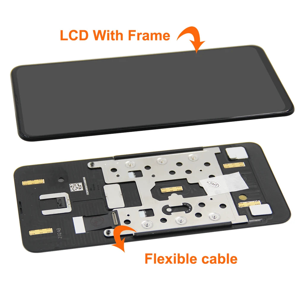 AMOLED For Xiaomi Mi Mix 3 LCD Display Touch Screen Digitizer with Frame 6.39" For Xiaomi Mix3 5G M1810E5A Screen Replacement