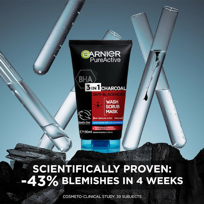 Garnier Pure Active Intensive Charcoal 3 in 1 - 150ml