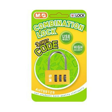 M&G 3-Digit Code Combination Lock