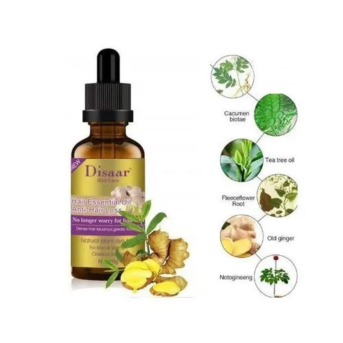 Disaar Hair Growth In Baldness Essential Oil -Anti Hair Loss -30ml