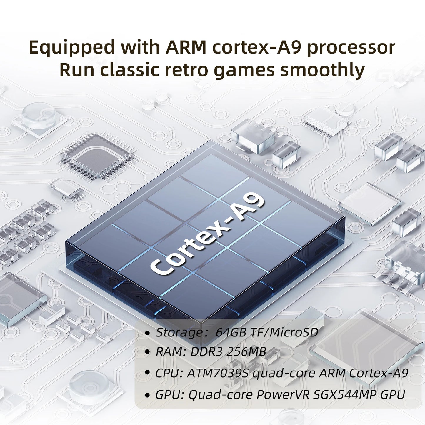 ANBERNIC RG35XX Plus/RG35XX Retro Handheld Game Console 3.5″ IPS Screen Linux Portable Video Game Player Support HD-M-I TV Outpu