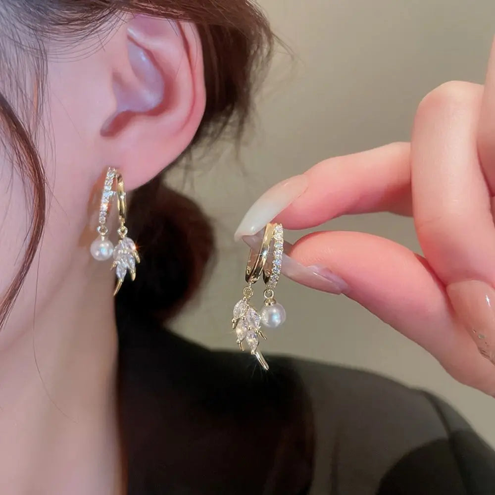 Lymphatic Drainage Earring Lymphatic Magnetotherapy Drop Earrings Magnetherapy Germanium Earrings for Women Weight Loss Jewelry