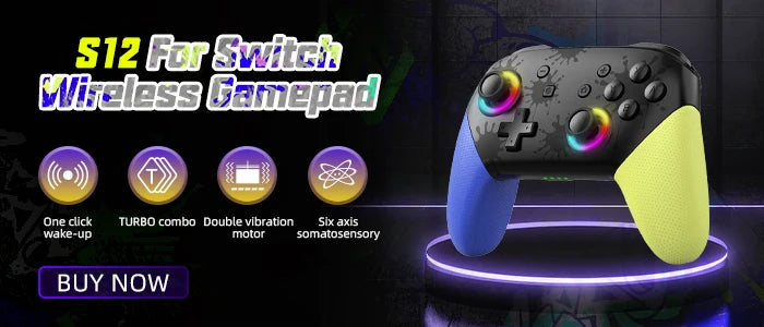 Wireless Gamepad For Pro Switch Elite BT Controller for Nintendo Switch OLED/Lite Joyestick For PC/Steam Deck With 6 Axis