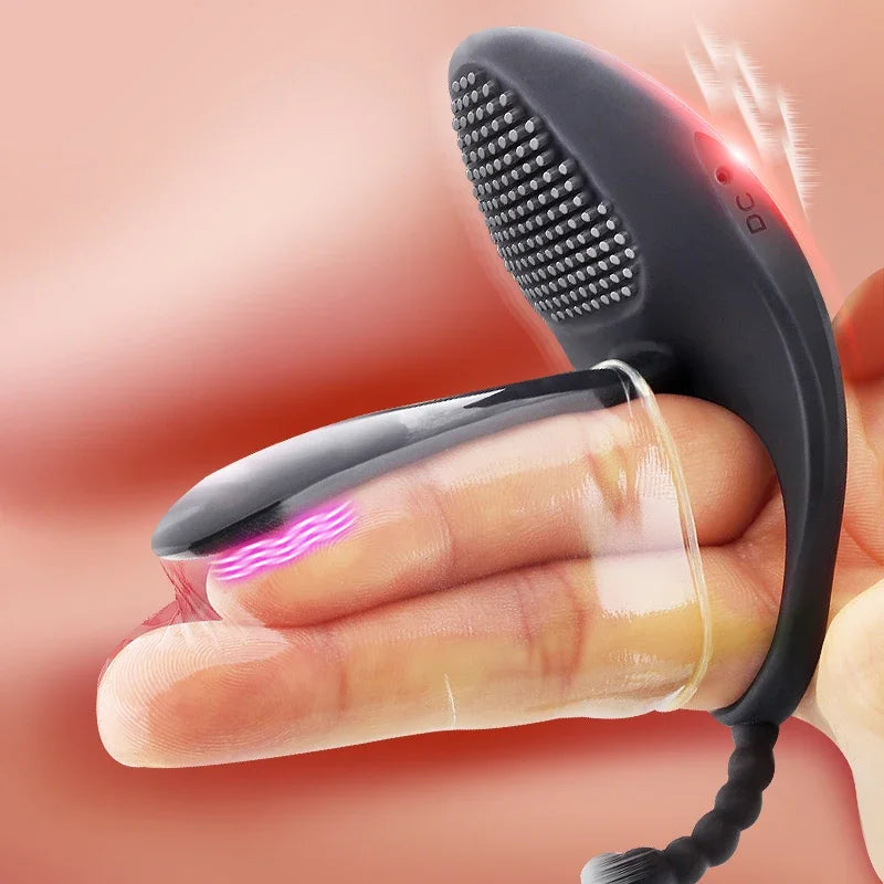 Couple Vibrator for Penis Stimulator Vibrator Wireless Remote Cock Ring Wireless Remote Control Stimulator Sex Toys for Men