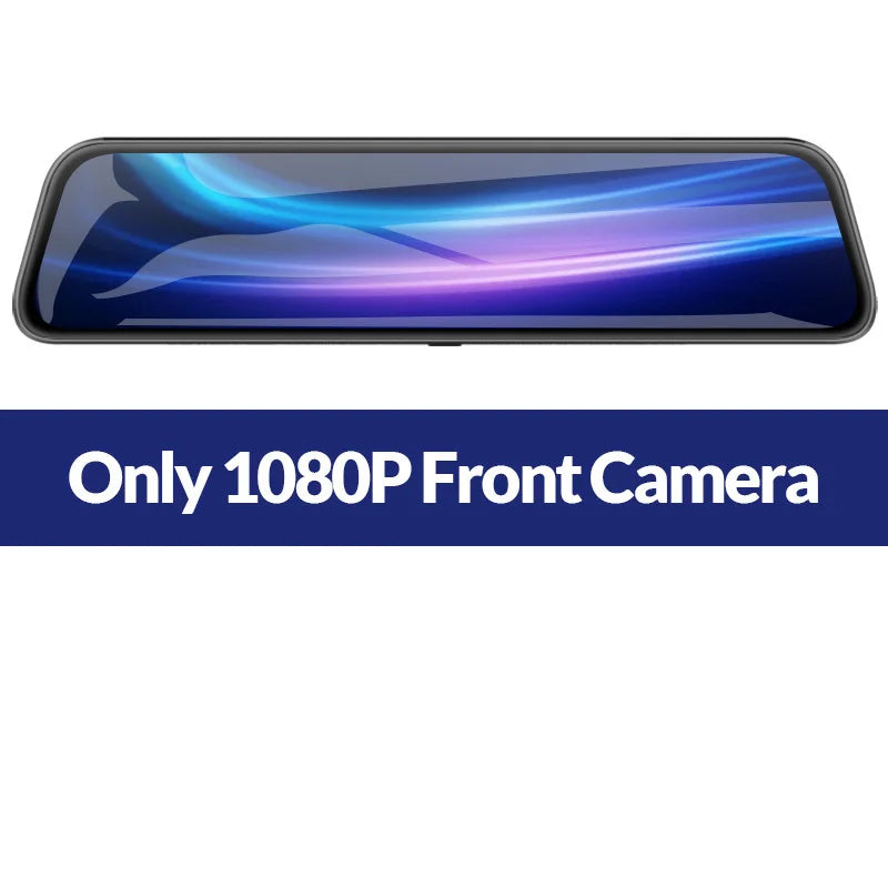 E-ACE 10 Inch Car DVR Mirror Video Recorder 1080P Touch Screen Dashcam For Car Dual Lens Streaming Driving Recorder Dash Camera