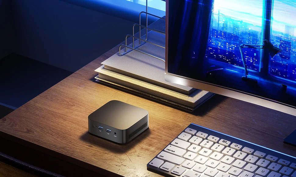 T10 Mini PC Intel Alder Lake N150 Windows 11 Ultra Small Pocket Computer 4K 60Hz Output Wifi5 BT4.2