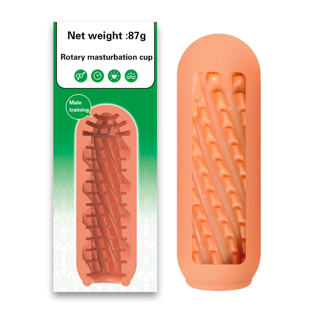 Male Portable Masturbator Cup Adult Sex Toys For Men Soft Vagina Anal Masturbator Sex Products For Men Mini Penis Trainer