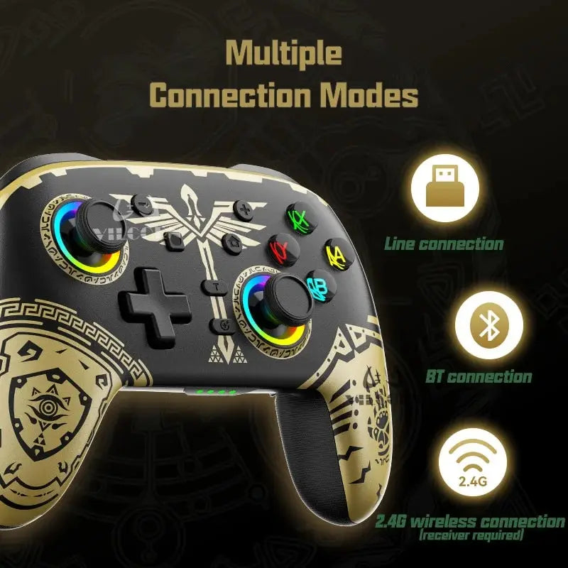 Wireless Gamepad For Pro Switch Elite BT Controller for Nintendo Switch OLED/Lite Joyestick For PC/Steam Deck With 6 Axis
