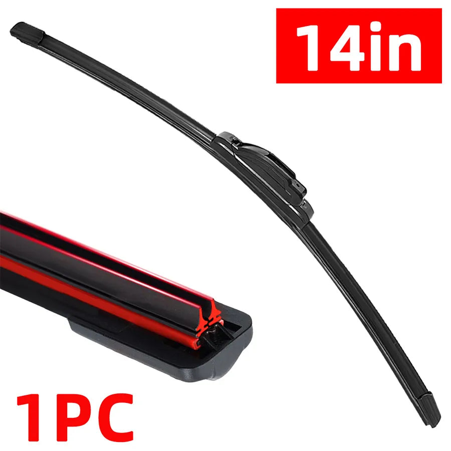 1PC car windshield front wiper blade J-hook universal rubber automotive parts14"16"18"19"20"21"22"24"26"