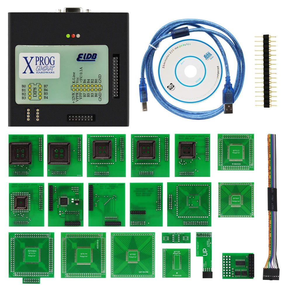 Xprog5.55 XPROG-M Add New Authorization V5.55 X-PROG M Metal Box XPROG ECU Programmer Tool X Prog M5.55 Full Adapters
