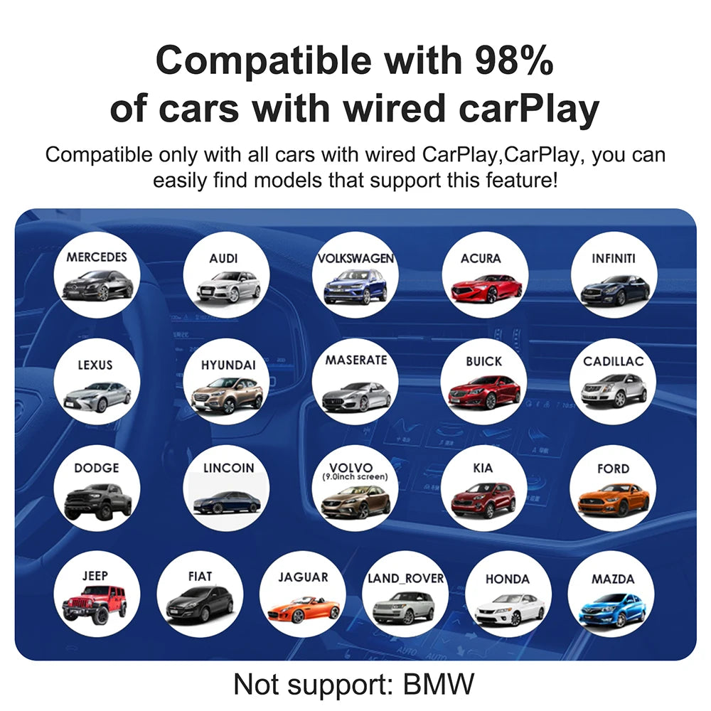Android 13 CarPlay TV Box Wireless CarPlay Android Auto Adapter Car Multimedia Smart AI Box Support Netflix YouTube