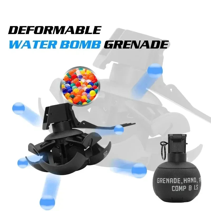3pcs Tactical Smoke Grenade Grenade Model for CQB Airsoft Paintball Game M67 Burst Mine Water Grenade Bouncing Smoke Grenade