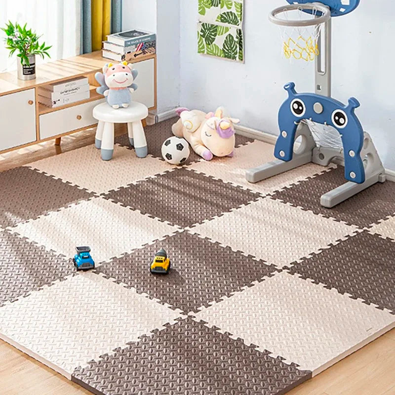 16pcs EVA Foam Rug Floor Mat For Children Thick Baby Play Mat Carpet Puzzle Mats Children Room Activities Mat For Montage 30x30c