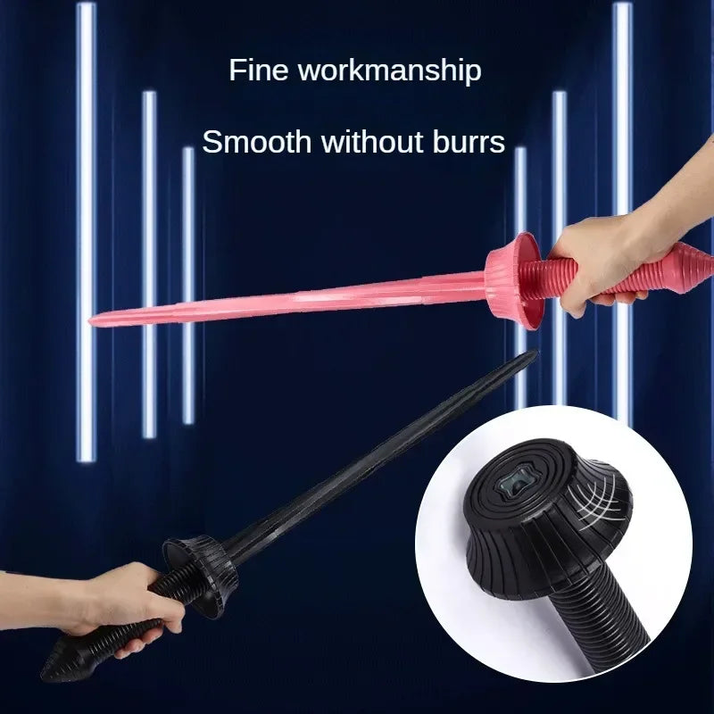 3pcs Katana 3d Printing Spiral Sword Gravity Retractable Sword Swinging Knife Creative Decompression Model Toy