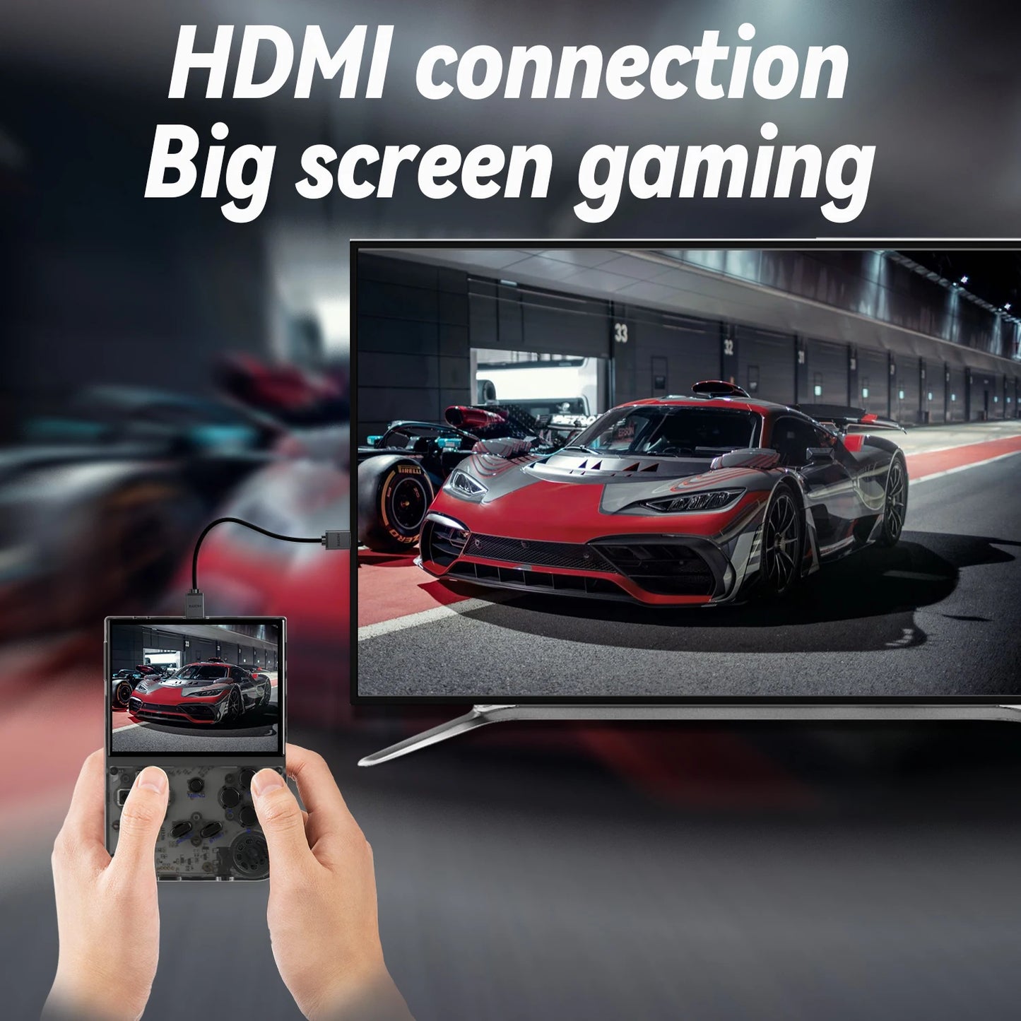 ANBERNIC RG35XX Plus/RG35XX Retro Handheld Game Console 3.5″ IPS Screen Linux Portable Video Game Player Support HD-M-I TV Outpu