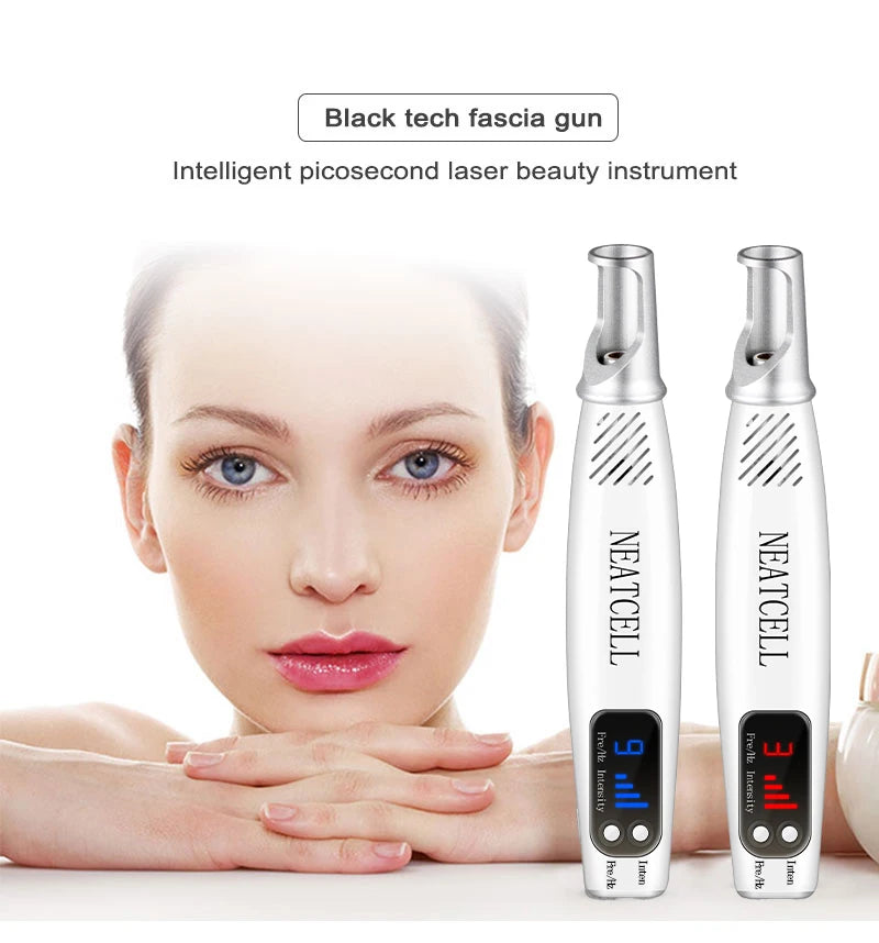 Picosecond Laser Pointer for Mole Removal Dark Spot Removal Pen Tattoo Acne Skin Pigment Portable Removal Machine Beauty Device