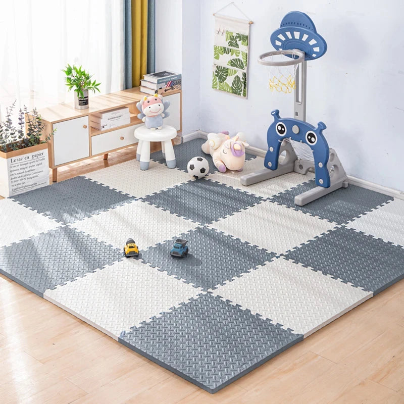16pcs EVA Foam Rug Floor Mat For Children Thick Baby Play Mat Carpet Puzzle Mats Children Room Activities Mat For Montage 30x30c