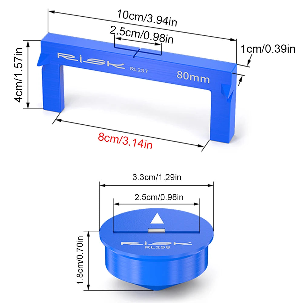 Bike Seat Height Measuring Tool RISK Bicycle Bike Seat Cushion Height Measuring Tool Fitting Measurement Gauge Adjustment Tool