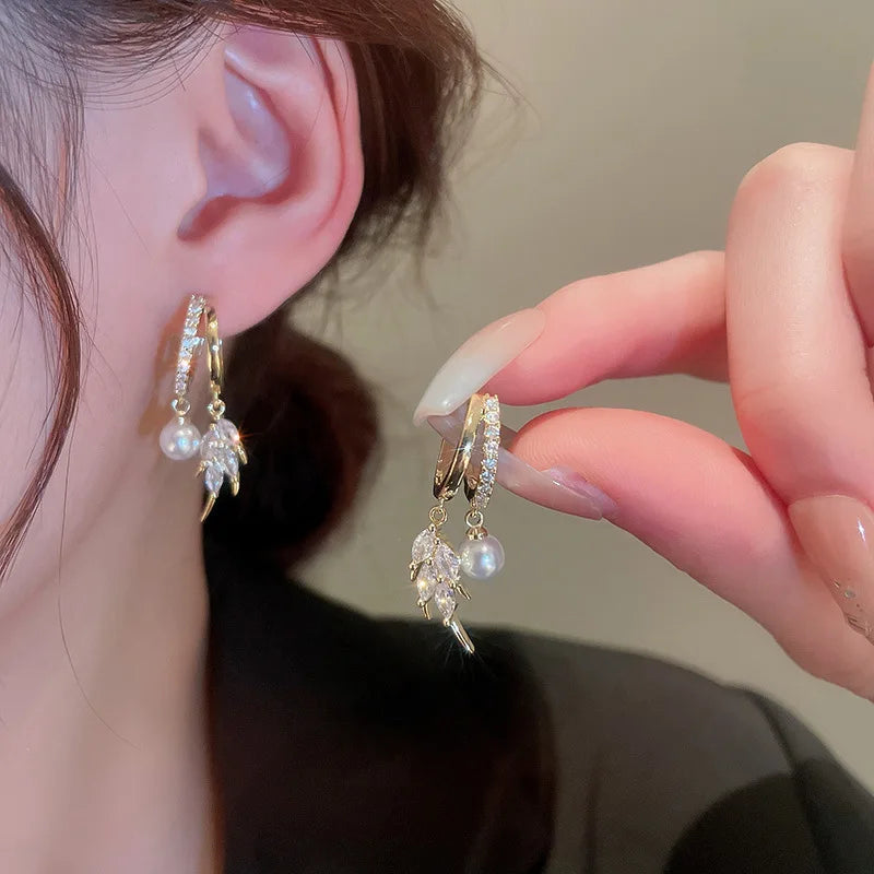 Lymphatic Drainage Earring Lymphatic Magnetotherapy Drop Earrings Magnetherapy Germanium Earrings for Women Weight Loss Jewelry