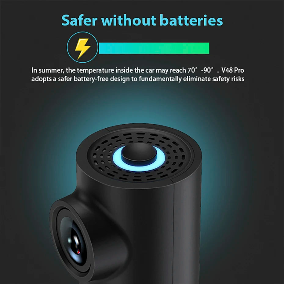 New Hidden Dash Cam WIFI FULL HD 1080P Mini Car Camera DVR G-Sensor Driving Recorder Night Version App Dashcam PK XiaoMi 70Mai