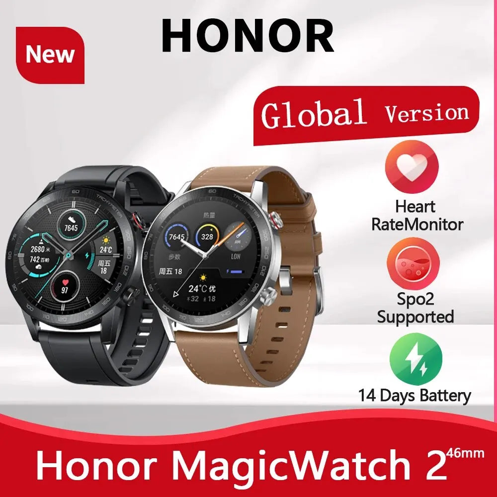 HONOR MagicWatch 2 46mm Smart Watch Global Version Bluetooth Calling S