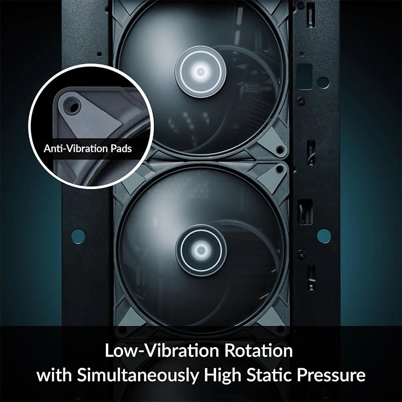 ARCTIC P14 Max Black High-Performance 140mm Case Fan, PWM Controlled 400–2800 RPM, Optimised for Static Pressure