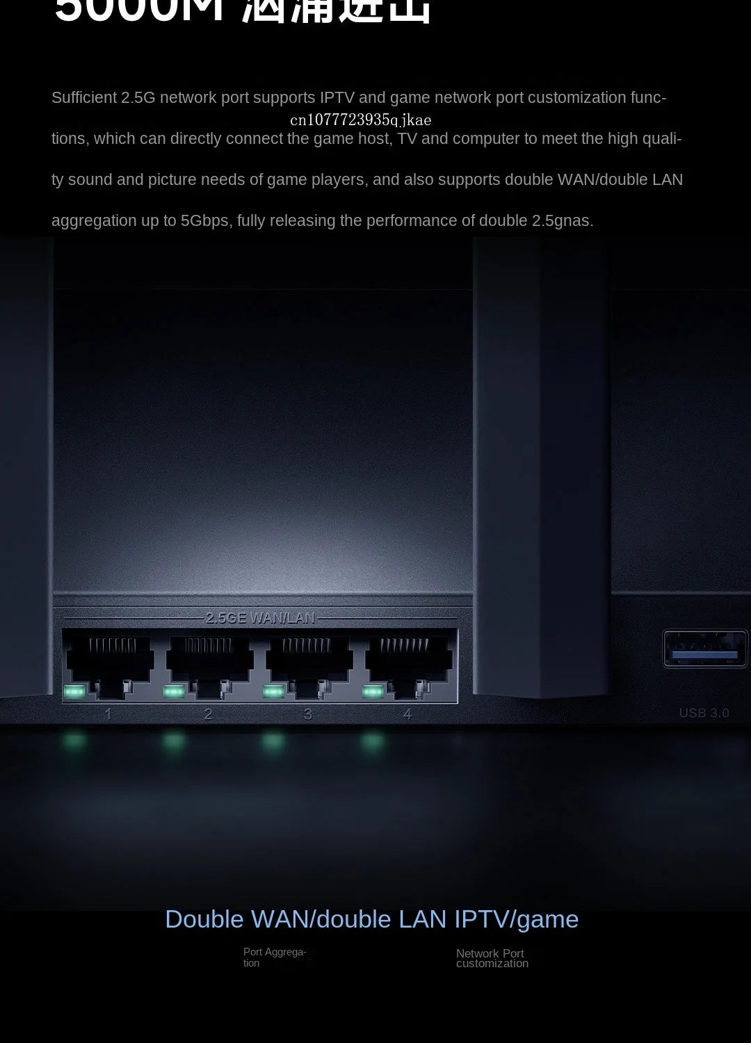 New Xiaomi Router BE7000 WIFI 7 Tri-Band WiFi Repeater VPN 1GB Mesh IPTV 4 x 2.5G USB 3.0 Ethernet Ports Modem Signal Amplifier