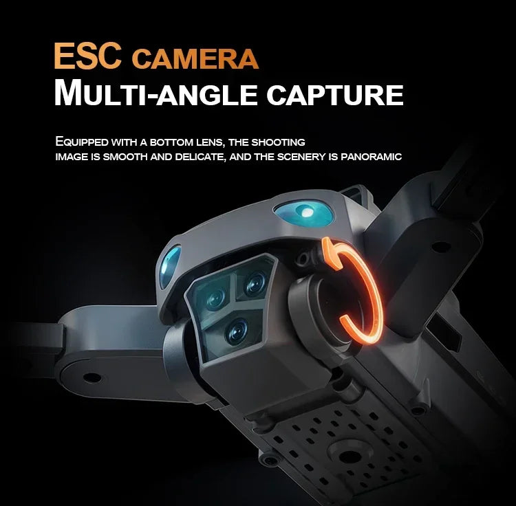 2024 Monster M20 Drone 8K Professional HD Camera No GPS Foldable Quadcopter Obstacle Avoidance Brushless RC Dron Toys Gifts