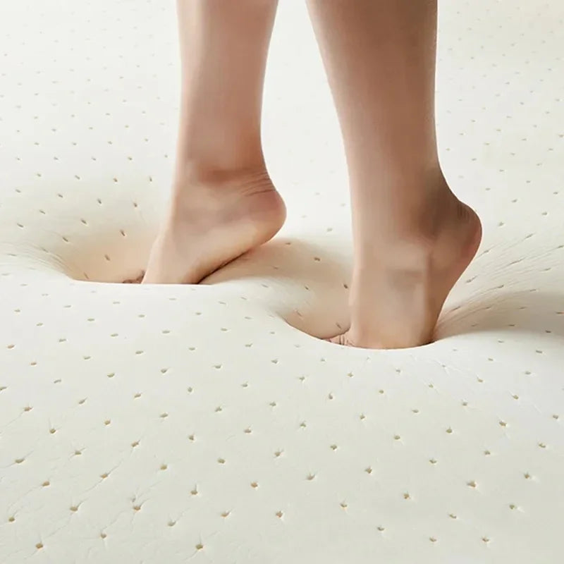 Mattress Topper Knitted Cotton Soft Foam Tatami Mattresses Intercalated Latex Thickened Sponge Cushion Folding Mattresses Mat