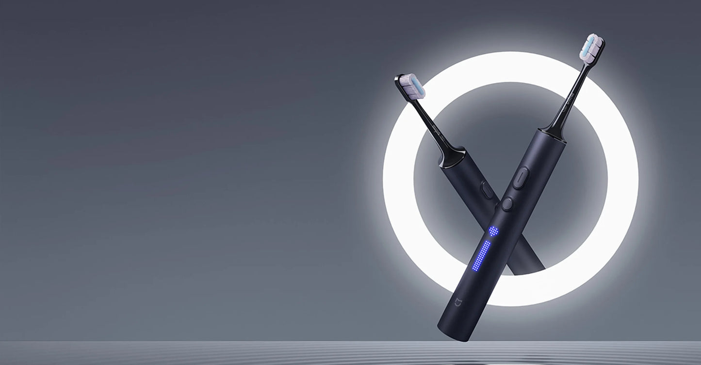 XIAOMI MIJIA T700 Sonic Electric Toothbrush,360° Wireless Charging,3 Modes,Ultrasonic Electric Toothbrushes With 2 Brush Heads