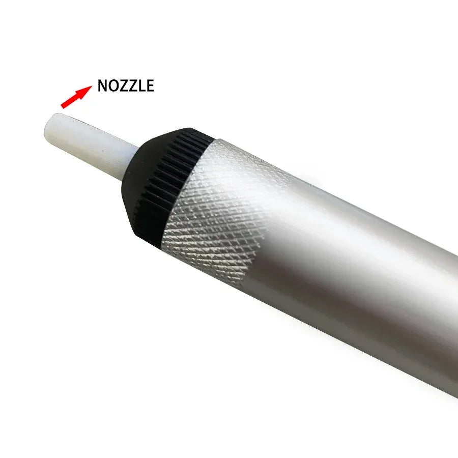 Aluminum Desoldering Pump, Solder Sucker Tool, Vacuum Tin Removal Pen for Soldering Iron, Blue Suction Device
