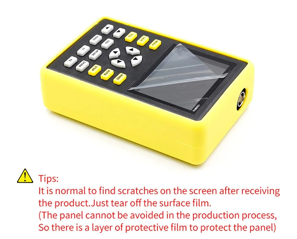 FNIRSI 5012H Handheld Digital Oscilloscope 500MS/s Sampling Rate 10MHz Analog Bandwidth 2.4 Inches Support Waveform Storage