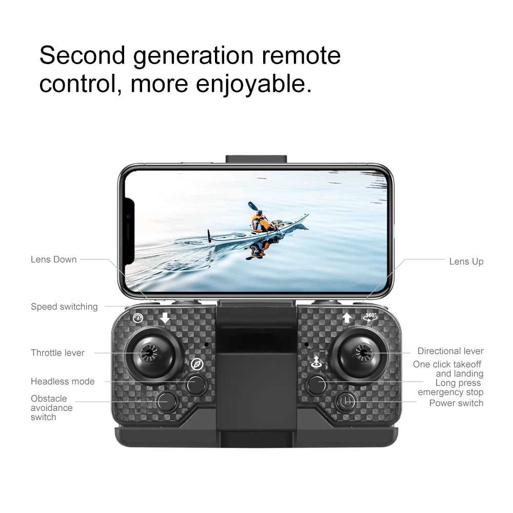 New V196 5G GPS Drone 8K Professional Dual Camera Brushless WIFI FPV Obstacle Avoidance Optical Flow RC Foldable Quadcopter Toys