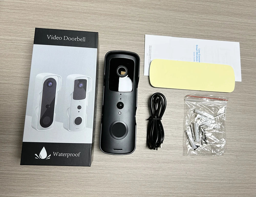 V30 Tuya Smart Video Doorbell Wireless WiFi 1080P Video Intercom Door Bell Two-Way Audio Works With Alexa Echo Show Google Home