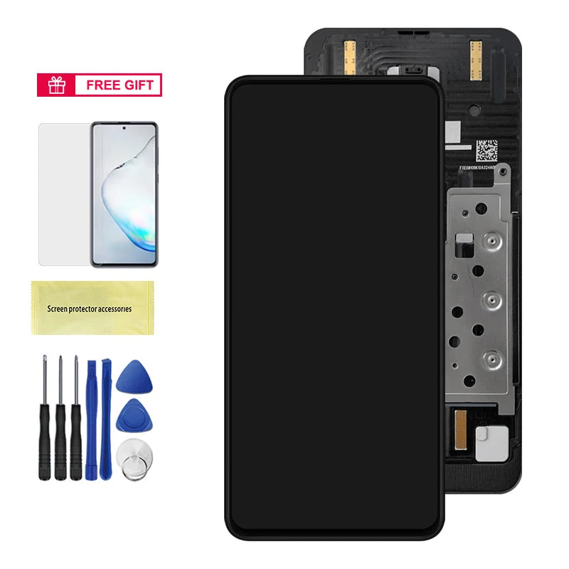 AMOLED For Xiaomi Mi Mix 3 LCD Display Touch Screen Digitizer with Frame 6.39" For Xiaomi Mix3 5G M1810E5A Screen Replacement