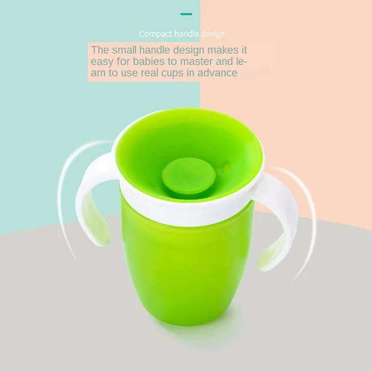 Magic Baby Cups Can Be Turned Baby Learning Drinking Cup Leakproof Child Water Cup Bottle 240ml Copos Learning Cup Baby Cup