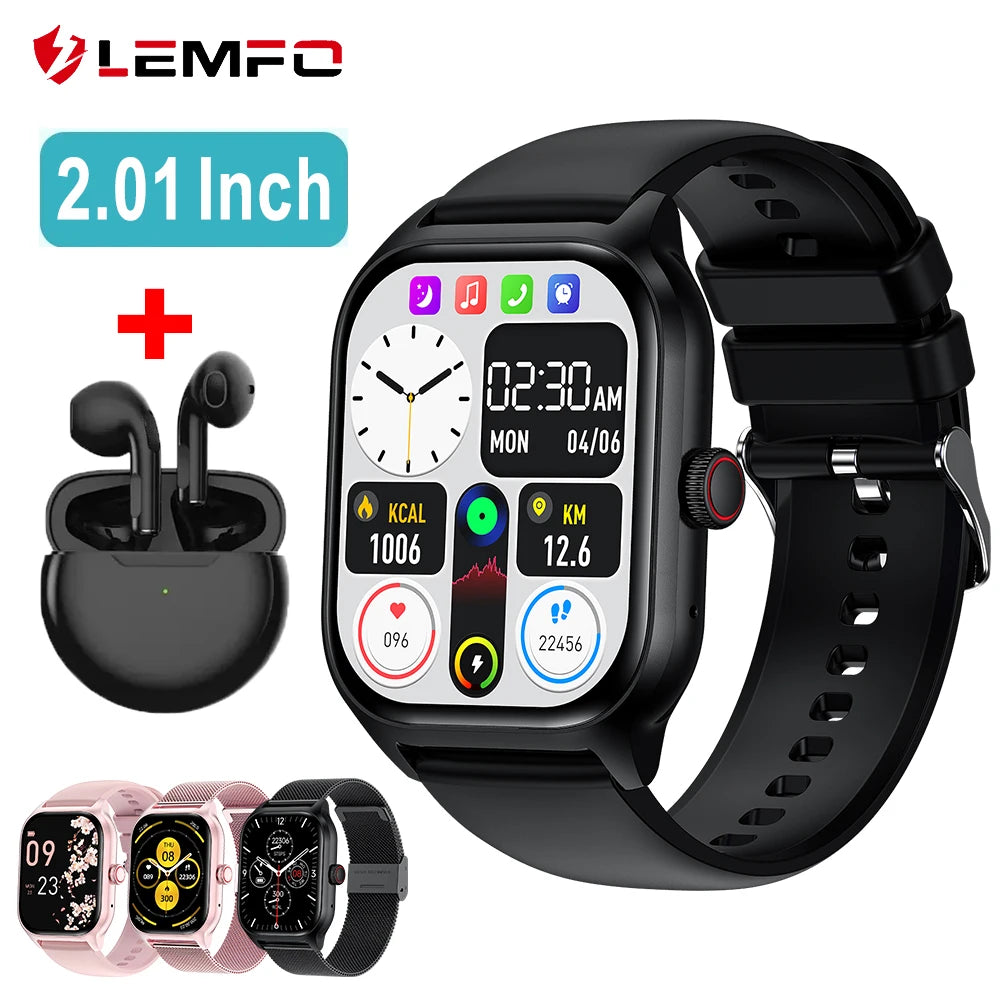 LEMFO LT10 Smart Watch 2024 Android Gift Bluetooth Call Smartwatch 202