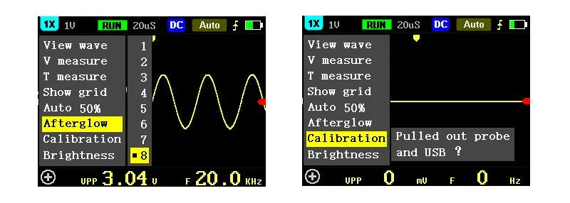 FNIRSI 5012H Handheld Digital Oscilloscope 500MS/s Sampling Rate 10MHz Analog Bandwidth 2.4 Inches Support Waveform Storage