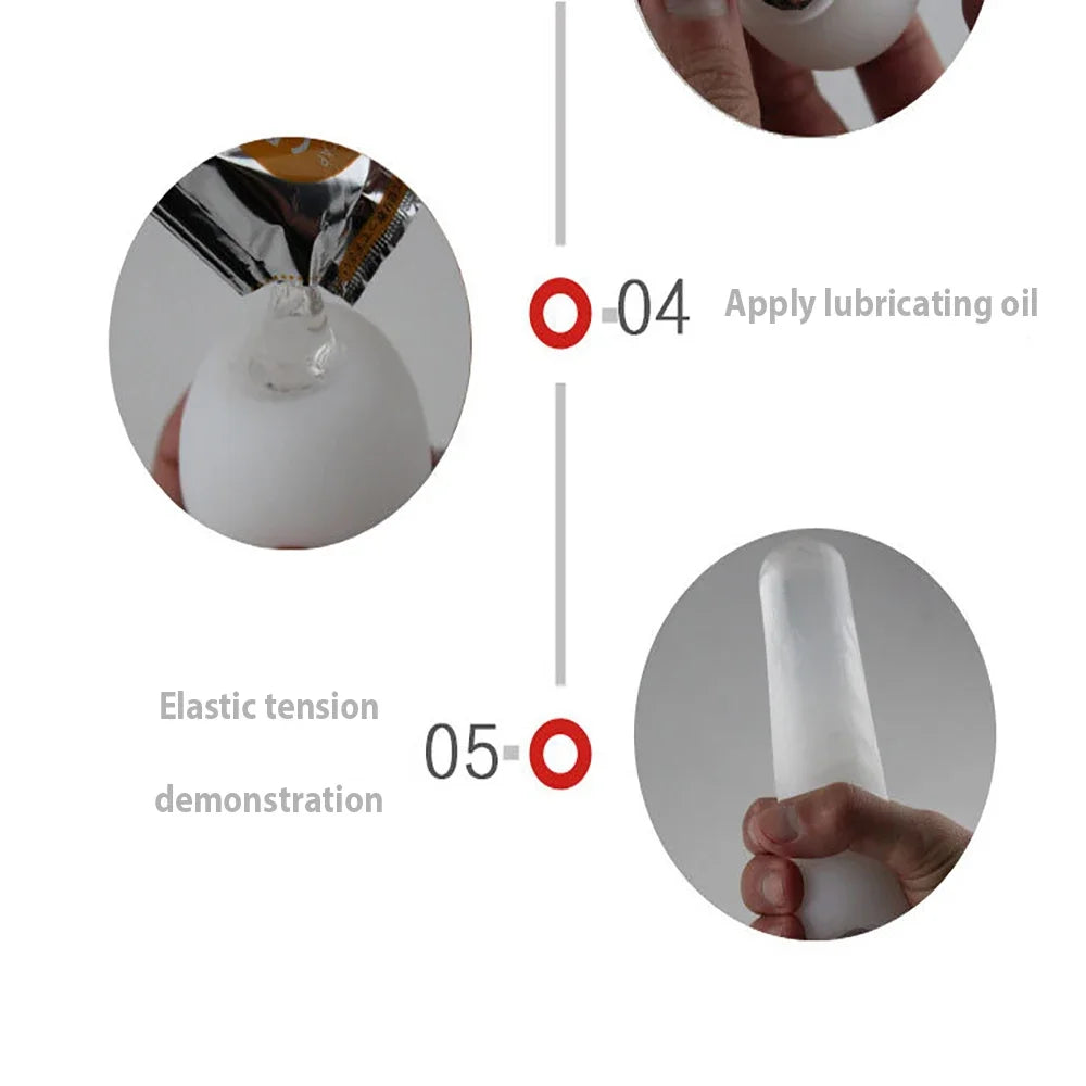 Sex Toys Male Masturbation Cup Vagina Egg Peni Massage Adult Toy For Men Glans Exercise Blowjob Toy Stretchy Silicone For Men