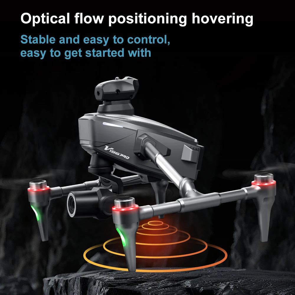 New V196 5G GPS Drone 8K Professional Dual Camera Brushless WIFI FPV Obstacle Avoidance Optical Flow RC Foldable Quadcopter Toys