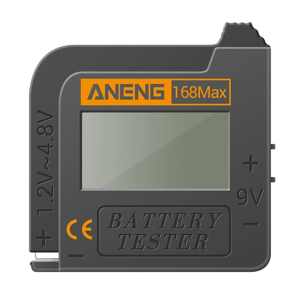 For 9V AAA 168 Max Battery Checker Button Cell Tester Digital Lithium Battery Capacity Tester Universal Analyzer Display Check